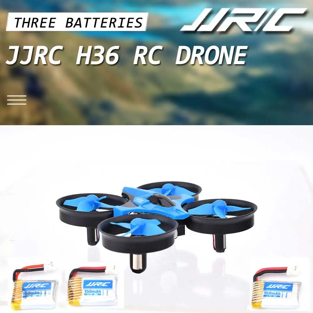 JJRC H36 3 батарейки 2 4 ГГц CH 6 осевой гироскоп 3D сальто Портативный мини беспилотный