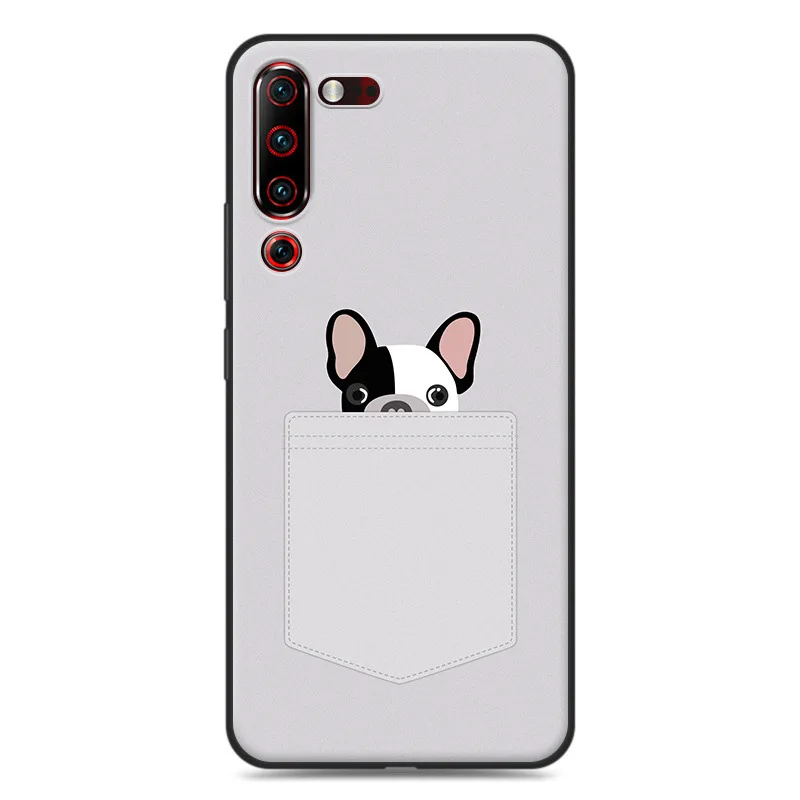 Чехол с рисунком Красной собаки для Lenovo Z6 Pro чехол из ТПУ мобильного телефона. 10