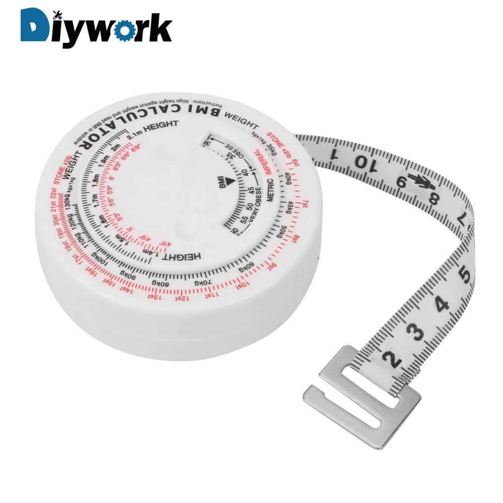 DIYWORK Индекс Массы Тела BMI измерительный калькулятор измерительная лента