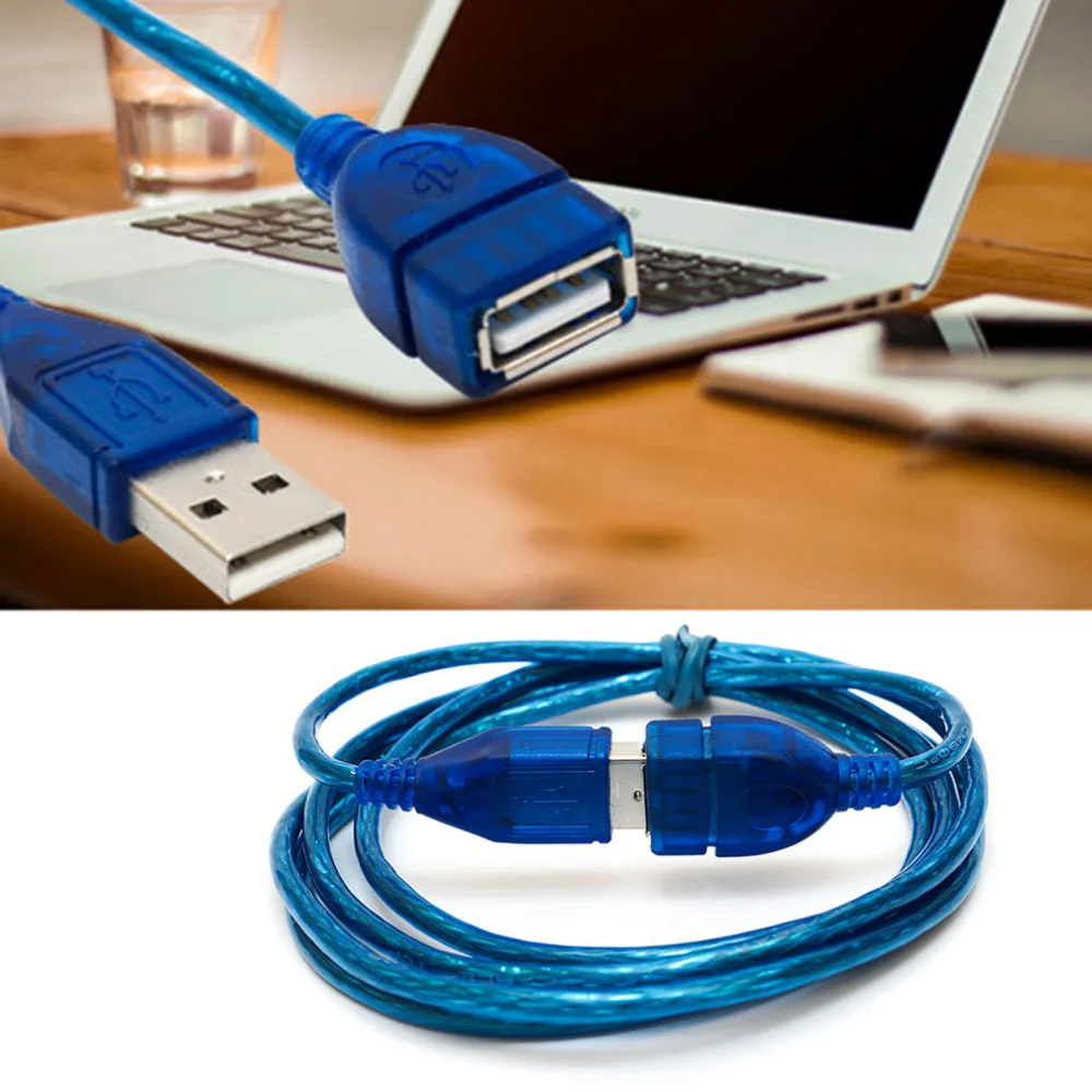 JINCHI 1 м/1 5 м/2 м супер длинный USB 2 0 кабель удлинитель для женщин высокоскоростной