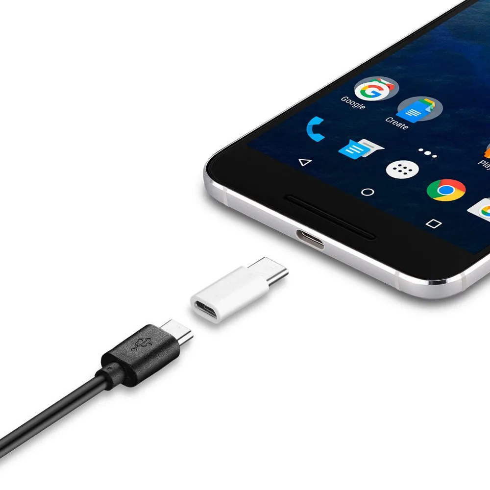 1 шт. USB-C Type-C к Micro USB адаптер для передачи данных LG G5/Nexus 6 P/5X/Oneplus 2 July07 #2 Прямая
