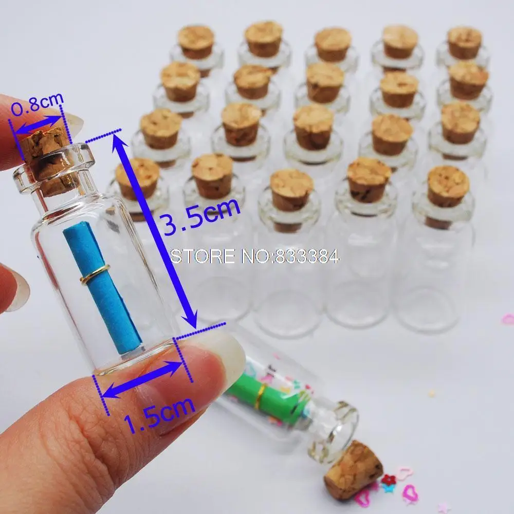 Горячее предложение! Распродажа! 50 шт 2 мл флаконы прозрачные стеклянные бутылки