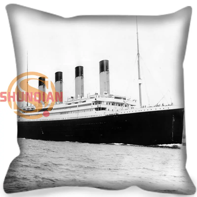 Уникальный дизайн Titanic#2 стиль Бросок Наволочка квадратная молния Наволочка на заказ подарок H@ 0209-148 - Цвет: 12
