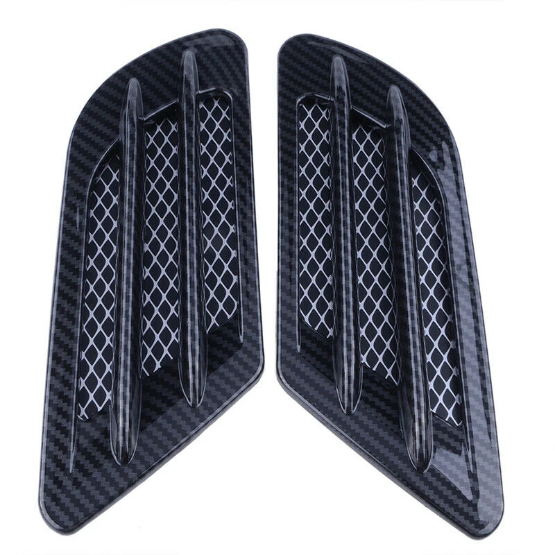 ABS пластиковая решетка вентиляционного отверстия 220*78 мм черный набор 2 шт.