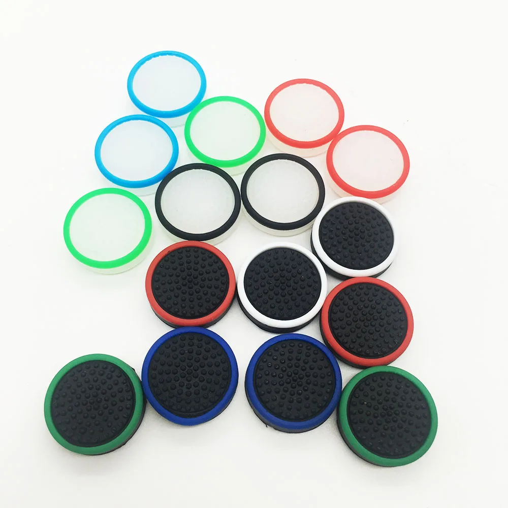 Светящиеся силиконовые резиновые колпачки для большого пальца 2 шт. джойстик