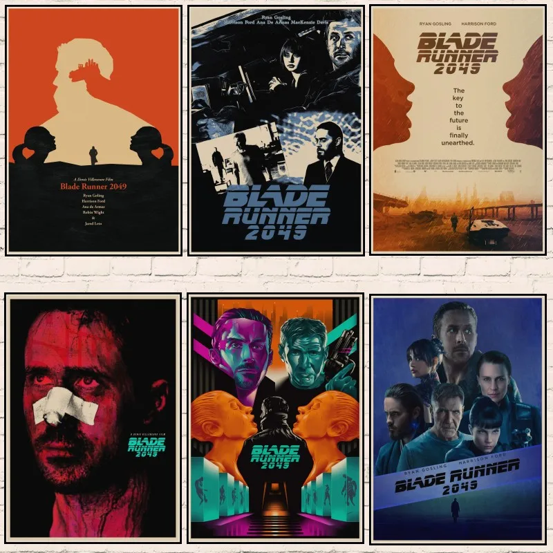 Постер Blade Runner с прозрачным изображением настенные наклейки украшение для дома