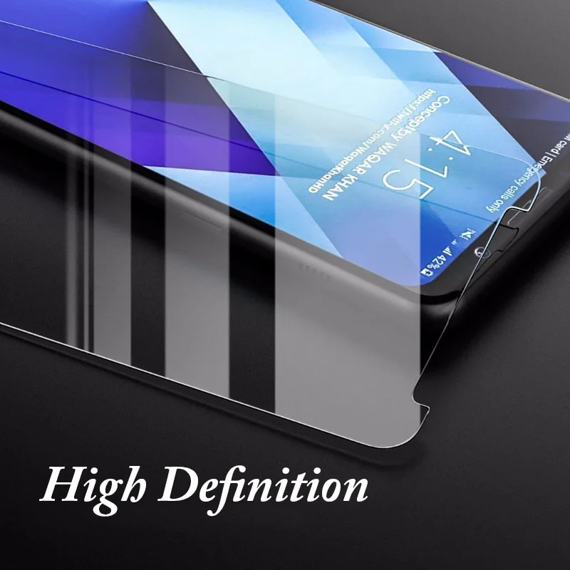 2 шт. закаленное стекло для samsung a5 a6 a7 a8 plus a9 2018 Защитное экрана Защитная пленка