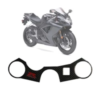 carbon motorcycle decal pad triple tree top clamp upper front end car stickers decals for suzuki gsxr 600 gsxr750 06 12