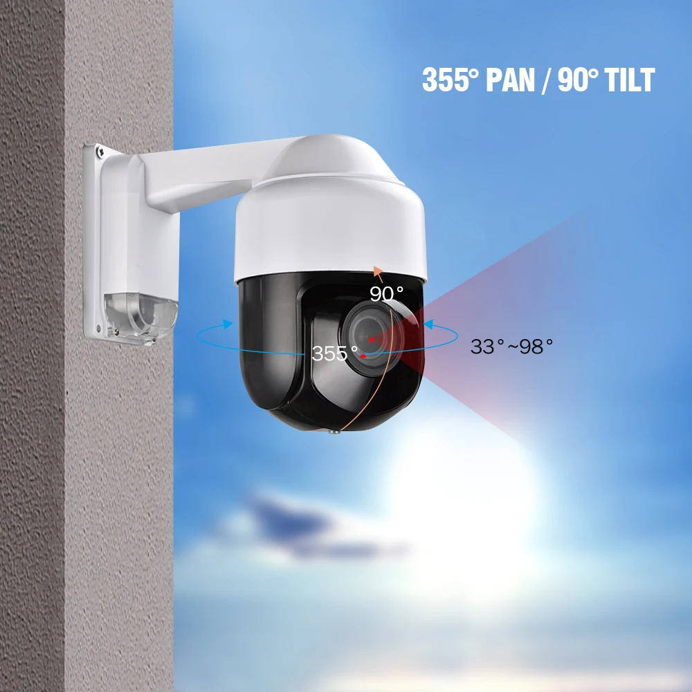 CCTV безопасности IP66 AHD 1080P PTZ камера Full HD 2MP 3 &quotМини Размер 4X зум 2 8 12 мм ИК Автофокус