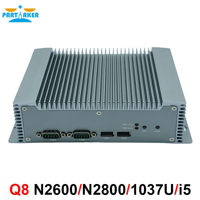 Промышленный ПК безвентиляторный мини с Intel Atom N2600/Intel N2800 2 * 82583 V Gigabit Ethernet|fanless mini