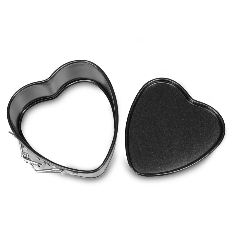 4 дюйма Высокое качество углерода Сталь нелипкий форма в виде сердца с