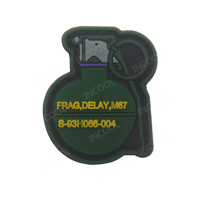 PVC 004 Purple Резиновый вышитый пластырь, один размер, убивает всех, армейский военный боевой дух, пластырь, тактическая Боевая эмблема, мир, ПВХ вышитые значки - Цвет: PVC 004 Purple