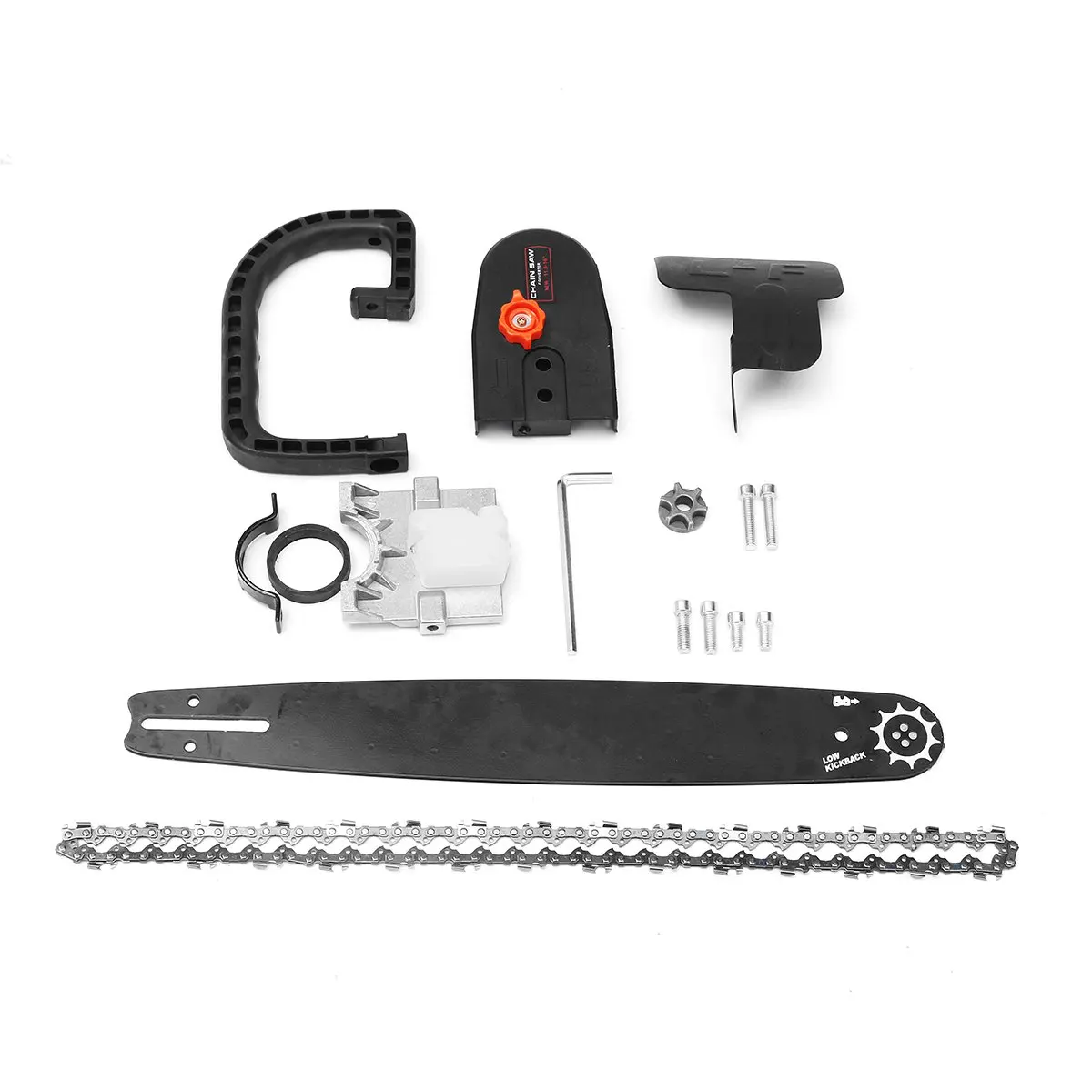 

DANIU Upgrade Electric Saw Parts 16 Inch M10 Chainsaw Bracket Changed 100 Angle Grinder Into Chain Saw Woodworking Tool