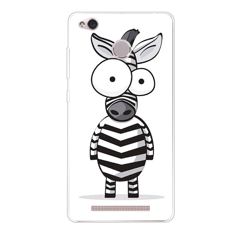 Xiaomi redmi 3x Case Silicon Painted animals Painting Soft TPU Back Cover for protect Phone cases shell |