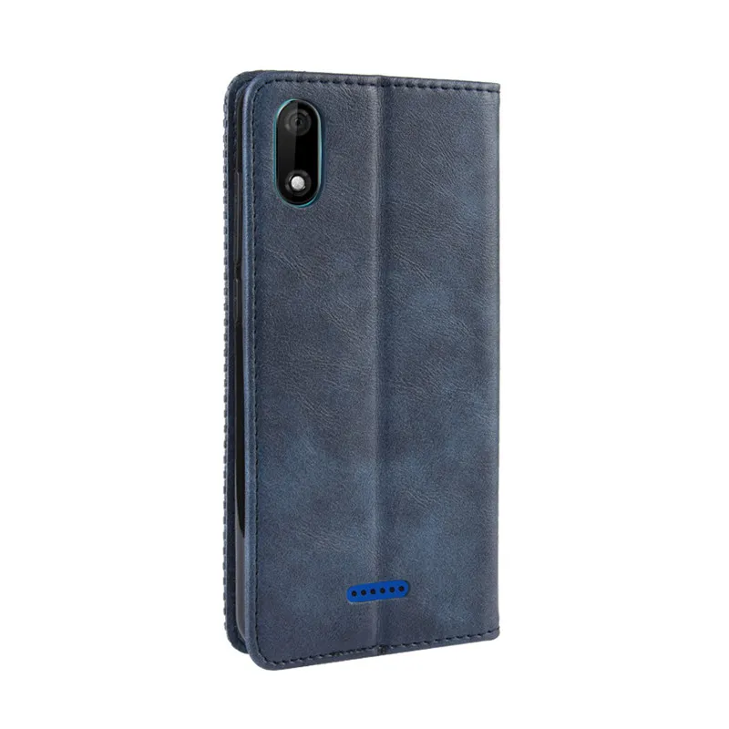 Кожаный чехол для Wiko Y80 чехол Сетчатый Дизайн протектор Etui для Wiko Y60 Y80 чехол Магнитный Корпус с держателем для карт