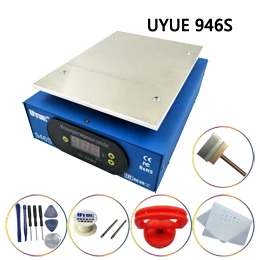 220V Set meal UYUE 946S подогрев станции 220 В 400 Вт нагревательная пластина для телефона машина-сепаратор с ЖК-экраном подогреватель Цифровая Платформа термостата - Цвет: 220V Set meal