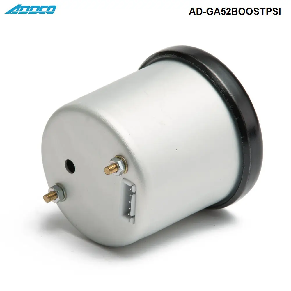 Авто " 52 мм 7 цветов светодиодный датчик дыма для лица PSI Turbo Boost Gauge с датчиком автомобильный измеритель AD-GA52BOOSTPSI