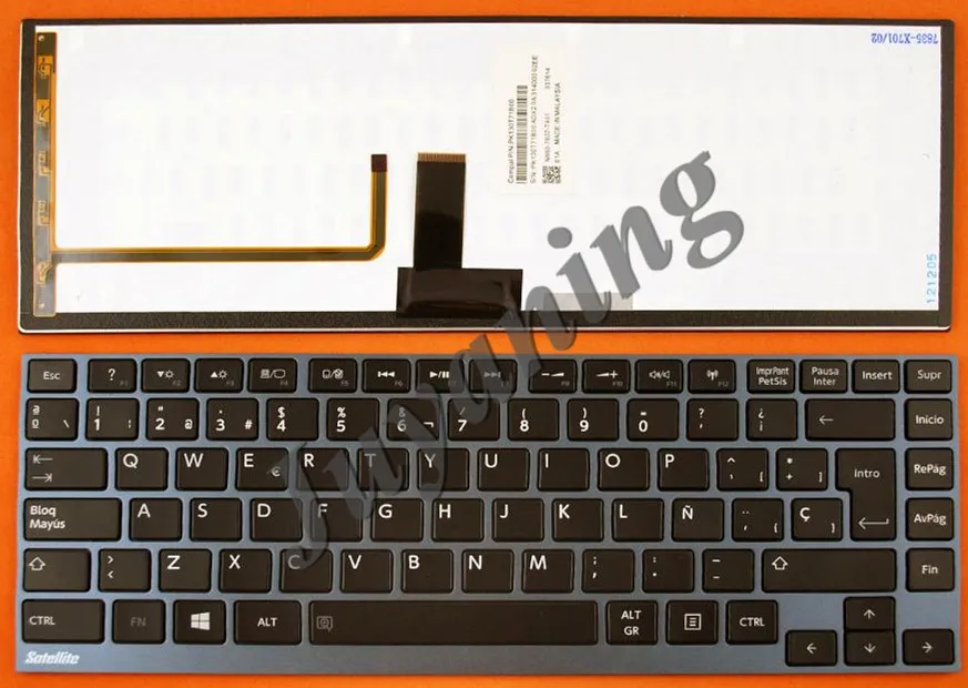 Испанская клавиатура для Toshiba satellite U900 U920T U800 U800W U840 ноутбук SP Клавиатура с