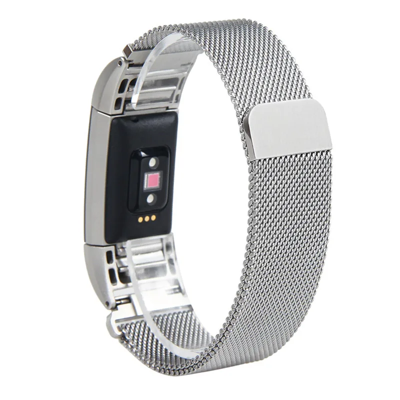 VIGOSS 2017 новые Milanese Loop магнитные часы Band для Fitbit заряд 2 полосы Нержавеющая сталь