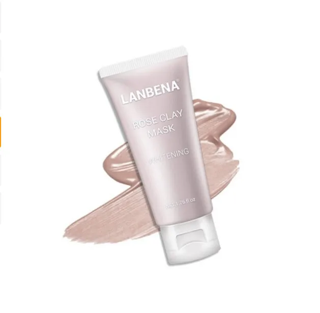 LANBENA глина маска для лица+ бамбуковый уголь+ черника+ Роза Глубокая очистка удаляет жир сужает поры Питательный Уход за кожей - Цвет: 3