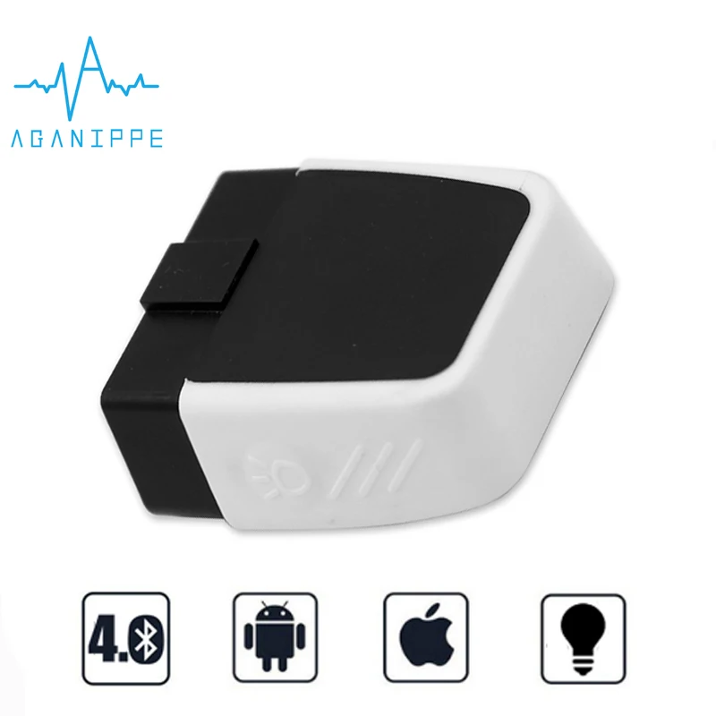 Elm327 IOS Bluetooth 4,0 OBD2 сканер с чипами elm327 Pic18f25k80 V1.5 OBD диагностический инструмент подходит для iPhone/Android