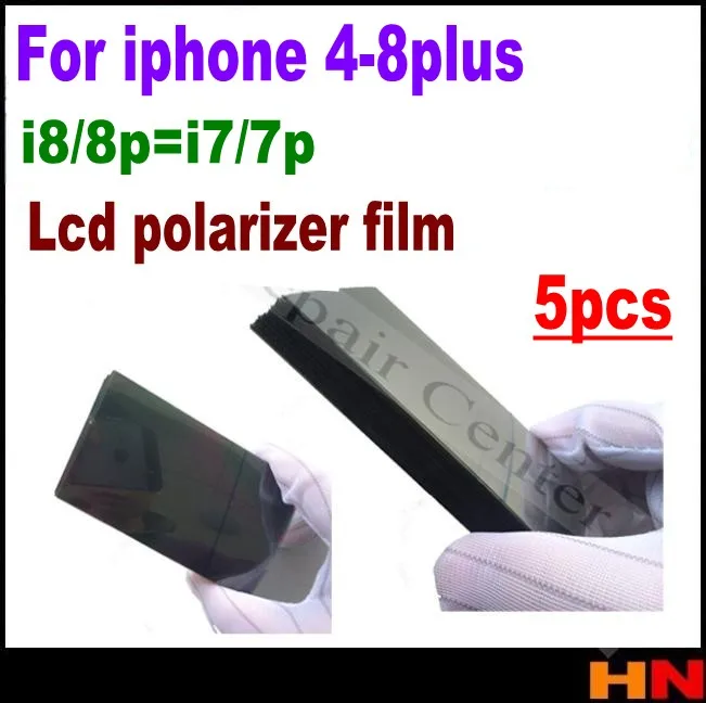 5 шт. ЖК экран поляризационная пленка для iPhone 4 4S 5s 6 6s 7 8 8P plus дюйма|polarizing film|film