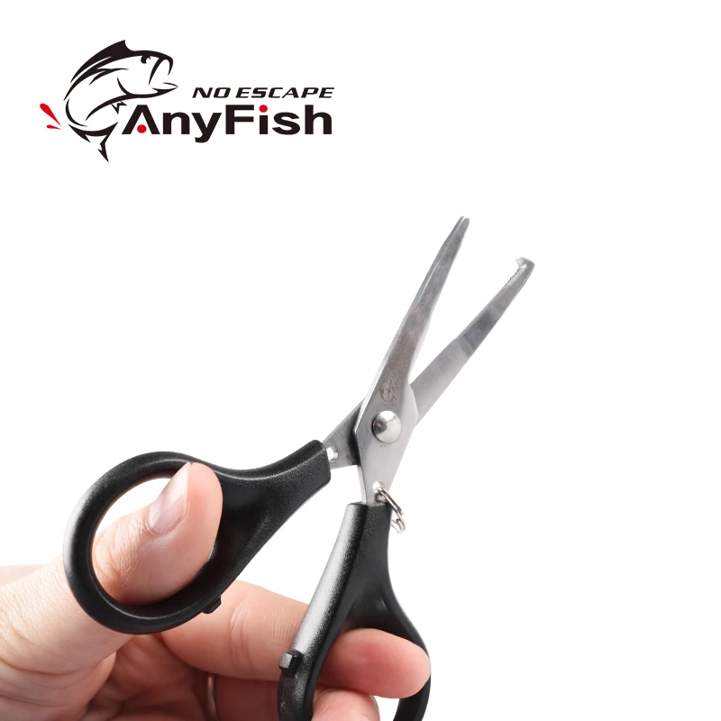 ANYFISH рыбацкие ножницы и кейс для хранения оплетка линия приманка резак 11 3 см Мини