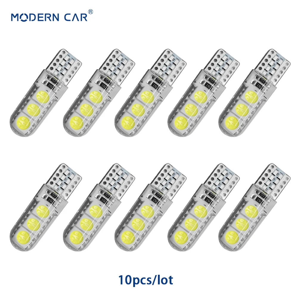 Современные Автомобильные светодиодные лампы T10 W5W 194 5050 6SMD 10 шт. | Автомобили и