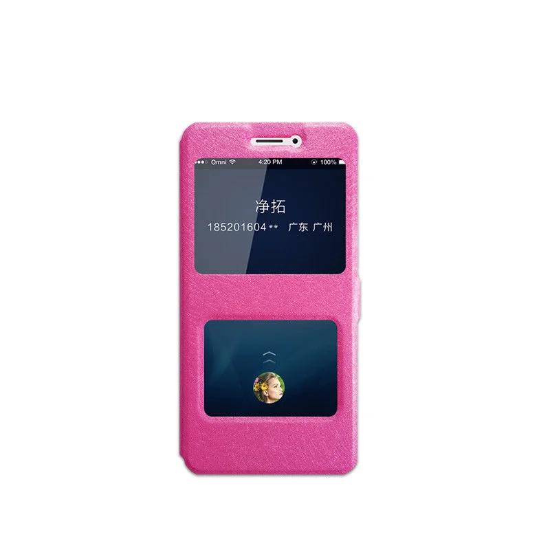 Роскошный кожаный флип чехол с окошком для OPPO A5 A3 F5 A73 A7X F9 A59 F1S F7 A83 A1 A35 A71 A79 R15 R17 Pro