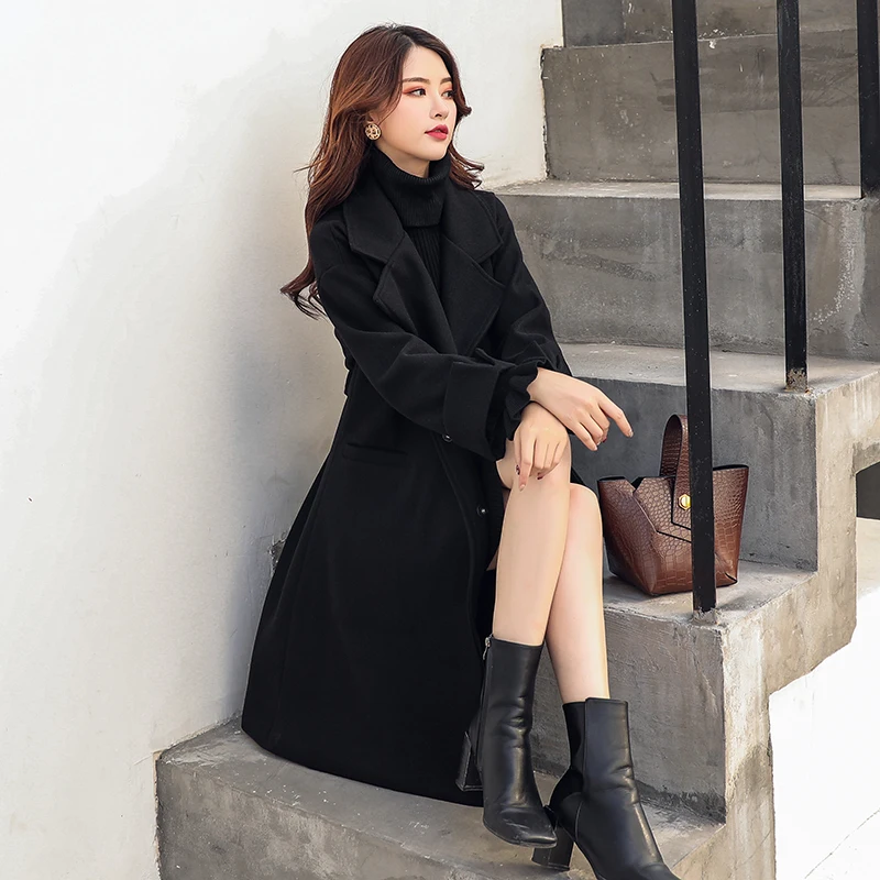 Женский шерстяной двубортный Блейзер ftaylor осенне зимний блейзер с длинным