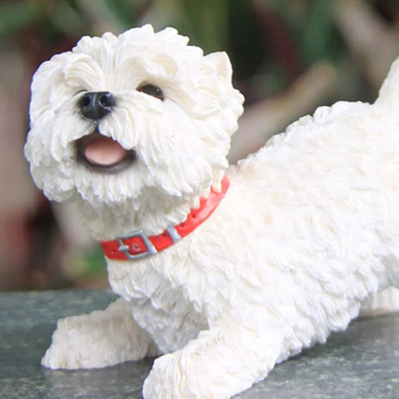 Модель собаки Mnotht 1/6 для Великобритании посмотрите на West Highland Terrier модель из смолы