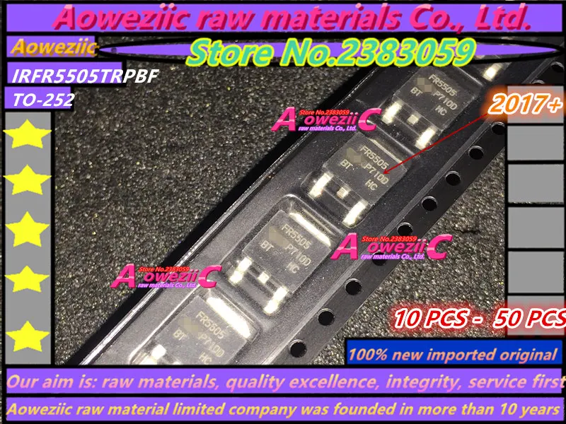 Aoweziic 2017 + 100 новый импортный оригинальный транзистор IRFR5505TRPBF IRF5505 PDF FR5505 TO-252 |