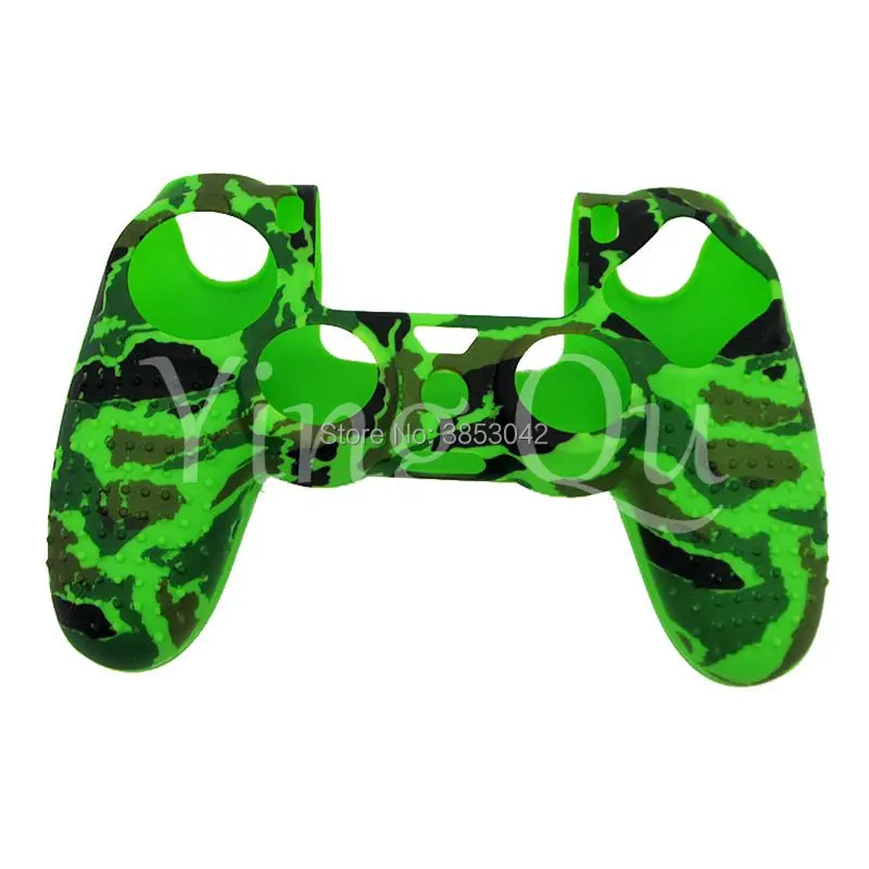 50pcs Soft Silicone Studded Rubber Case Cover For Play Station Dualshock 4 PS4 DS4 Pro Slim Controller Camouflage Skin | Электроника