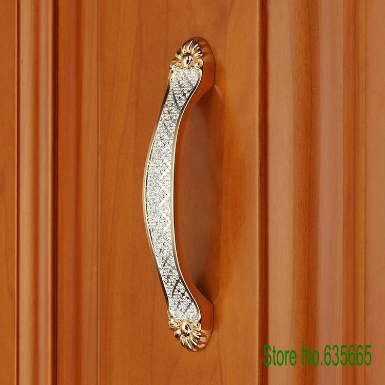 64 мм новые европейские мебельные ручки фурнитура золотой и серебряный ящик шкаф