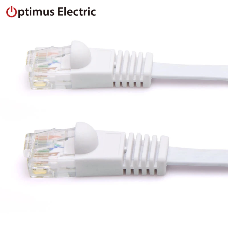 До 1000 Мбит/с Полоса пропускания 1 метр Супер Плоский CAT6 Ethernet сетевой патч кабель