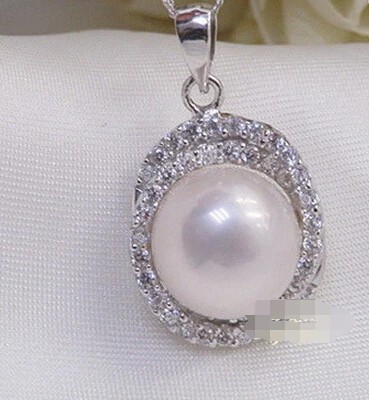 11 12 мм натуральный большой жемчужный кулон безупречный кулон|pendant|pendant pearl |