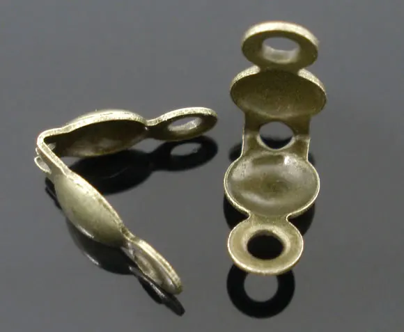 DoreenBeads 150 шт бронзовое ожерелье Charlotte Обжимные бусины наконечники (подходит 3 2 мм