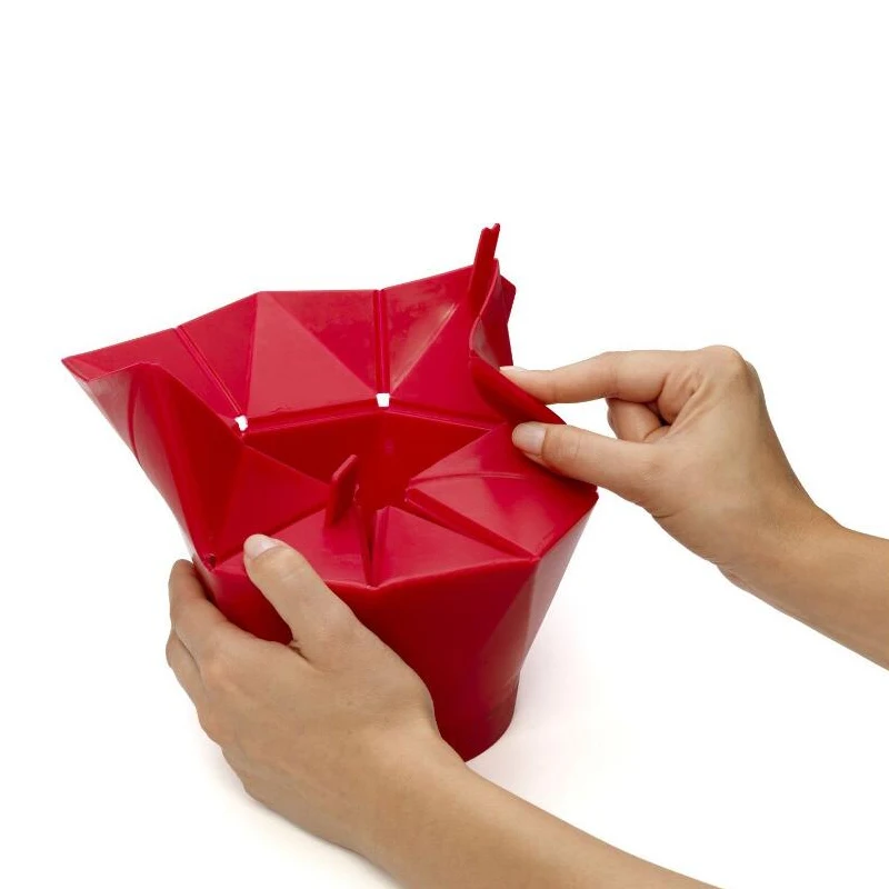 Микроwaveable попкорн чайник складная чаша для микроволновой печи ведро кухни