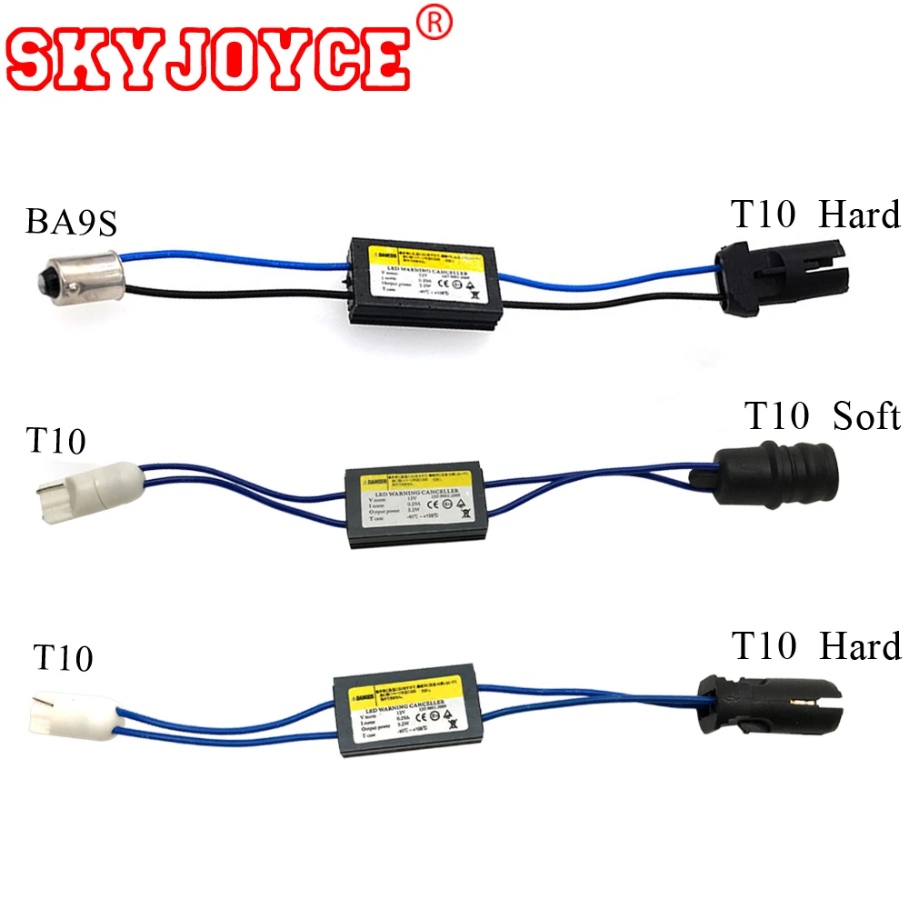 SKYJOYCE 5 50 пар светодиодный нагрузочный резистор W5W BA9S преобразователь can шины canbus