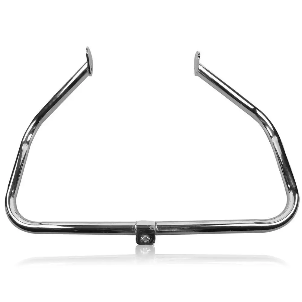 Черная/хромированная защитная полоса двигателя для Harley Touring Road King Street Electra Glide FLHT