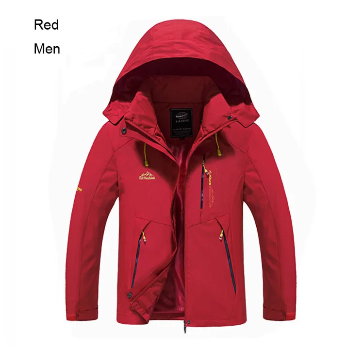 men red ARCTIC светильник, высокое качество, для женщин и мужчин, походная куртка, треккинг, красочные, теплые, водонепроницаемые, ветрозащитные, дышащие, для кемпинга, пальто - Цвет: men red
