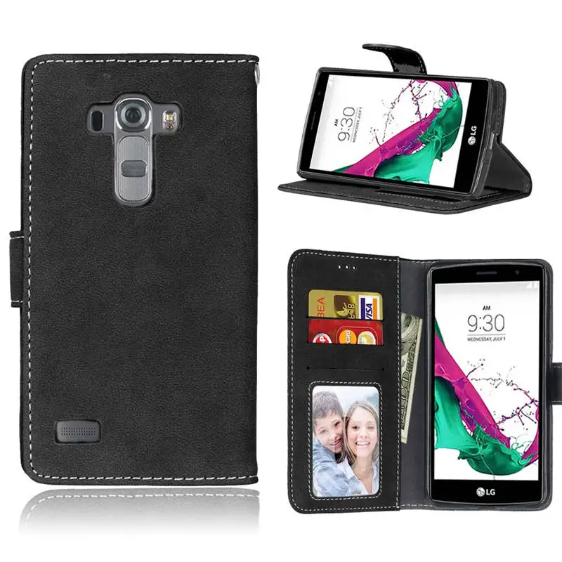 Кожаный чехол для LG G4S G4 Beat LGG4 S H736 H735 кошелек задняя крышка телефона защитный с