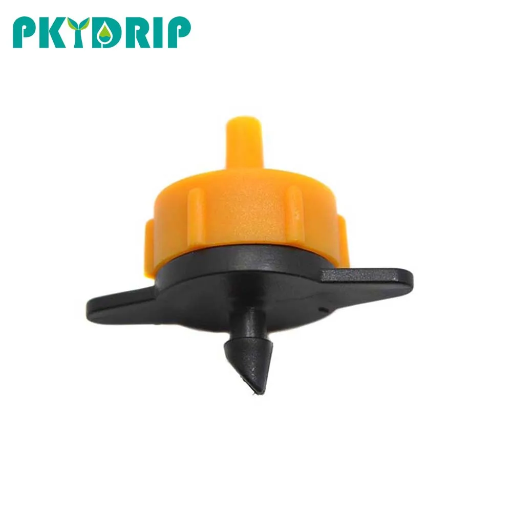 1pcs 2L per hour Pkydrip 1 шт. Регулируемый дриппер излучатель садового капельного полива Оросительная установка автоматическая система микро орошения - Цвет: 1pcs 2L per hour