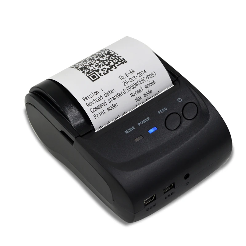 RS232 и USB мини Мобильный Портативный Термальный чековый счет pos58 принтер без