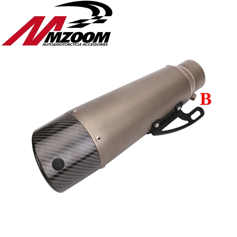 New Motorcycle Modified Exhaust Pipe 51mm 61mm exhaust Muffler pipe For KAWASAKI ER6N BMW S1000RR | Автомобили и мотоциклы