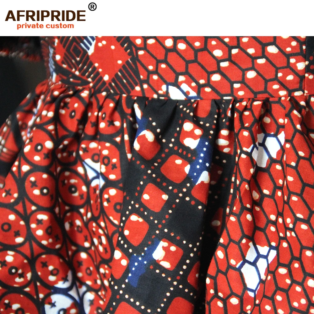 Женское платье с принтом AFRIPRIDE dashiki bazin riche ankara из чистого хлопка воском