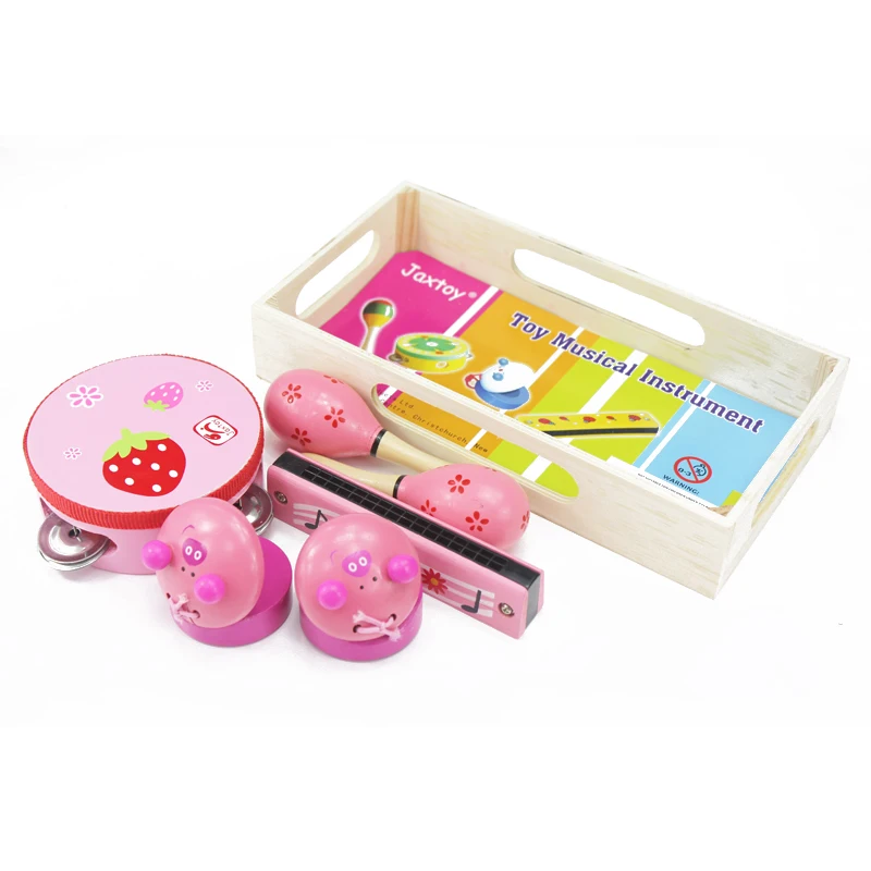 Детские деревянные музыкальные Игрушечные лошадки для малышей Музыкальные