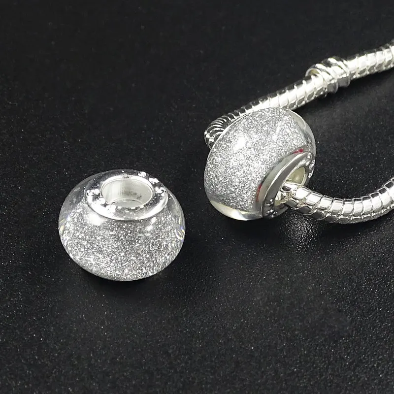 12 шт./лот свободные бусины из смолы подходят для браслетов Pandora с подвесками и