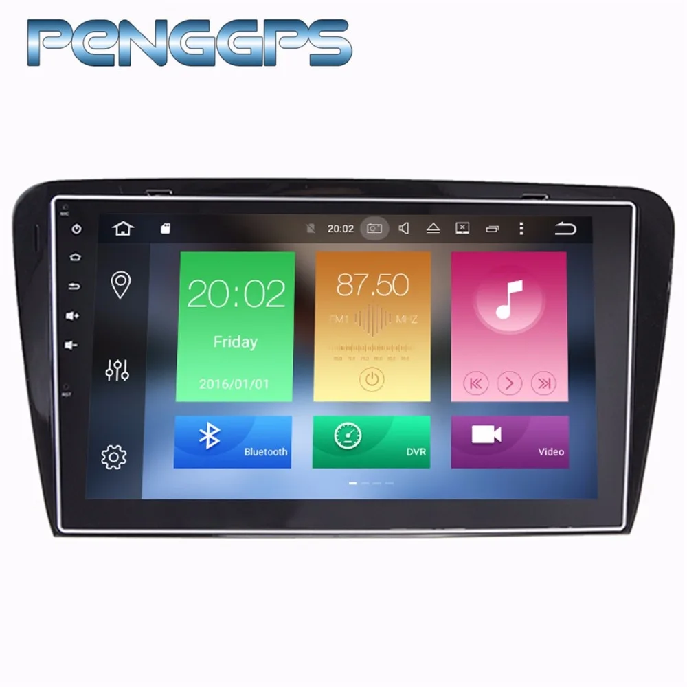 2 Din dvd плеер Android 8 1 автомобильное радио для Skoda Octavia 2014 2017 GPS навигация