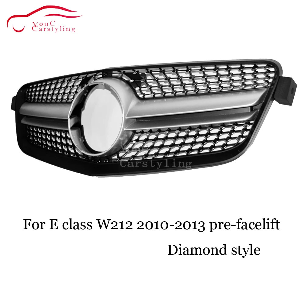 W212 Front Bumper Grille Mesh for Mercedes E class W212 GT / Diamond / AMG Style 2010- E200 E250 E300 E350 E400